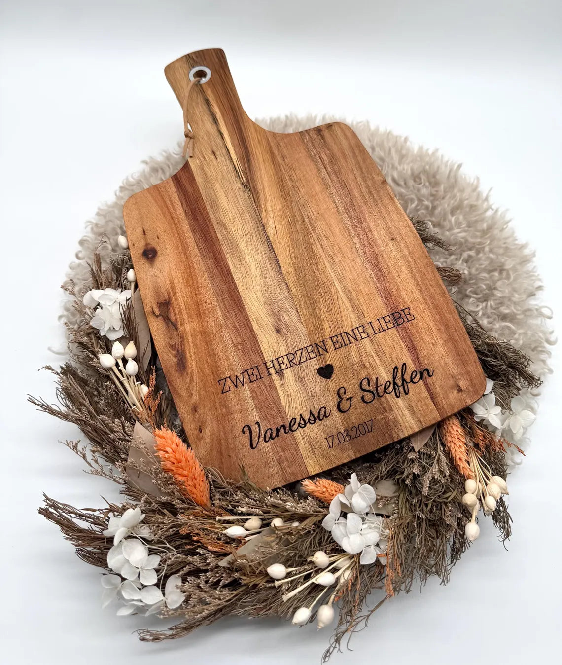 Hochzeit Schneidebrett