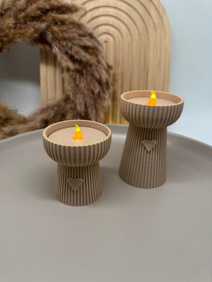 LED-Teelichthalter Set