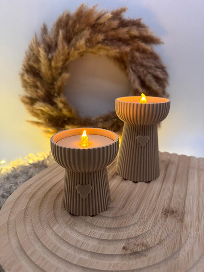 LED-Teelichthalter Set