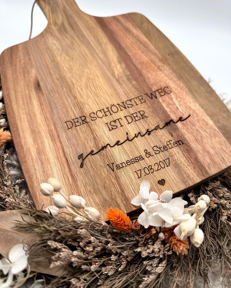 Hochzeit Schneidebrett