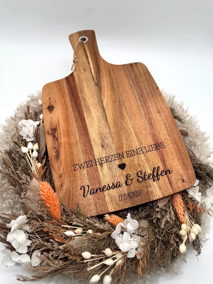 Hochzeit Schneidebrett