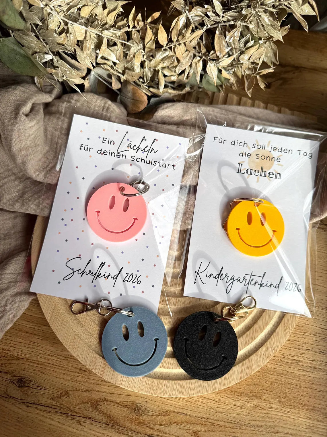 Kinder Smileyanhänger