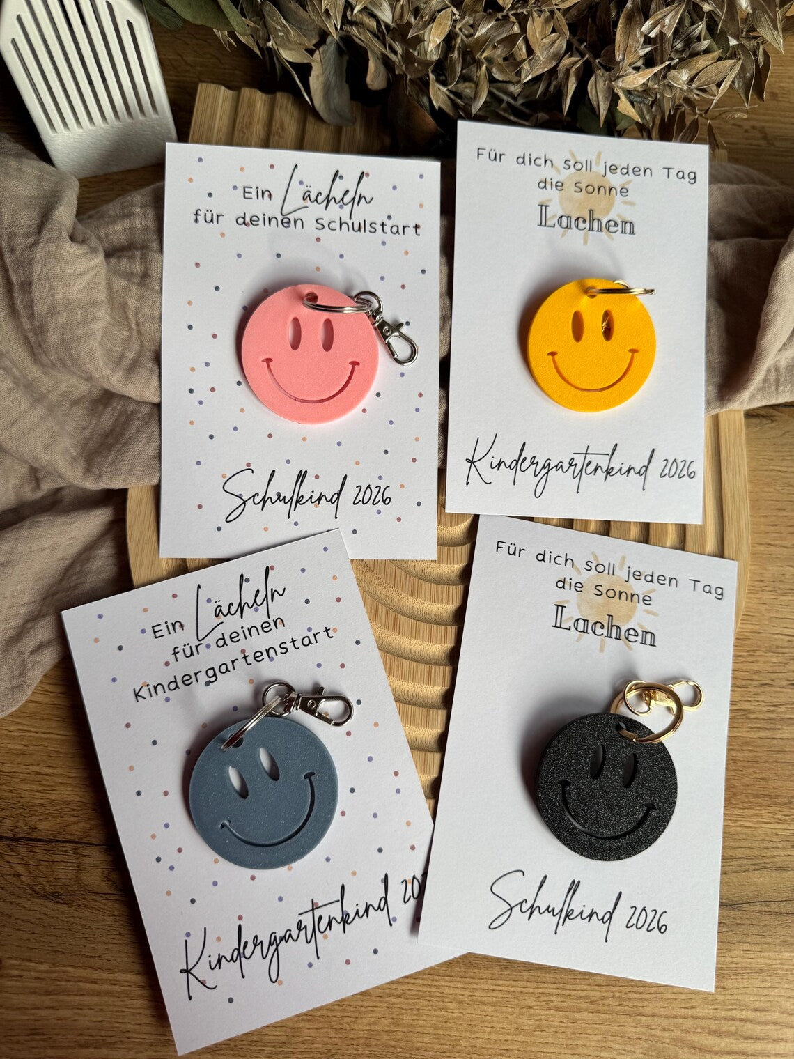 Kinder Smileyanhänger