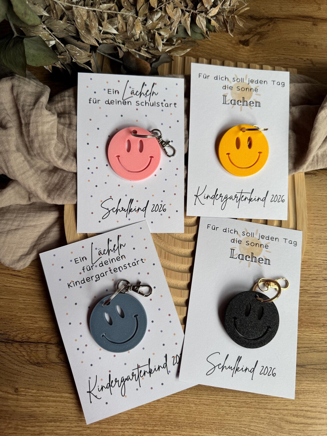 Kinder Smileyanhänger