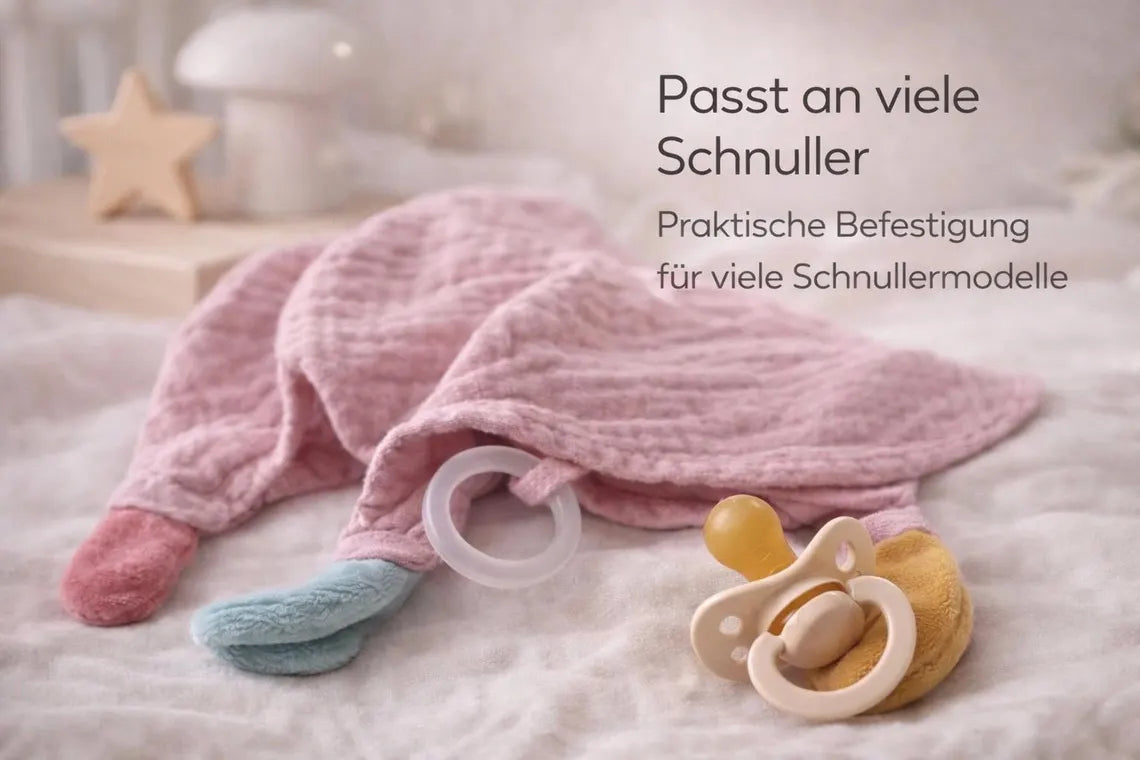 Schmusetuch Bär und Hase