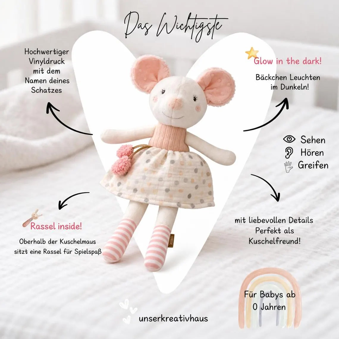 Maus Kuscheltier