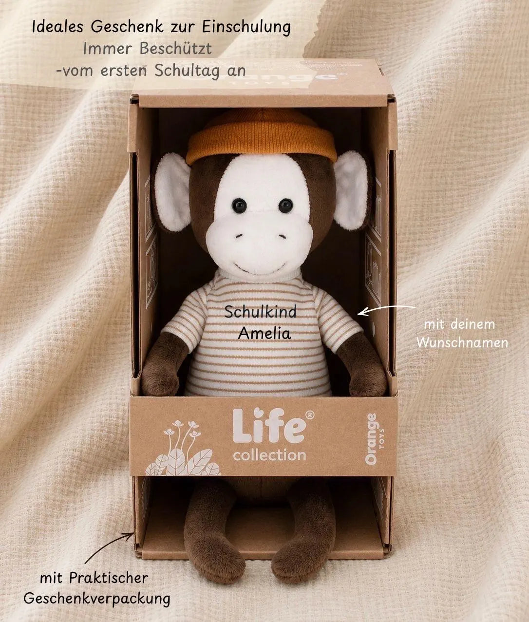Affe mit Mütze