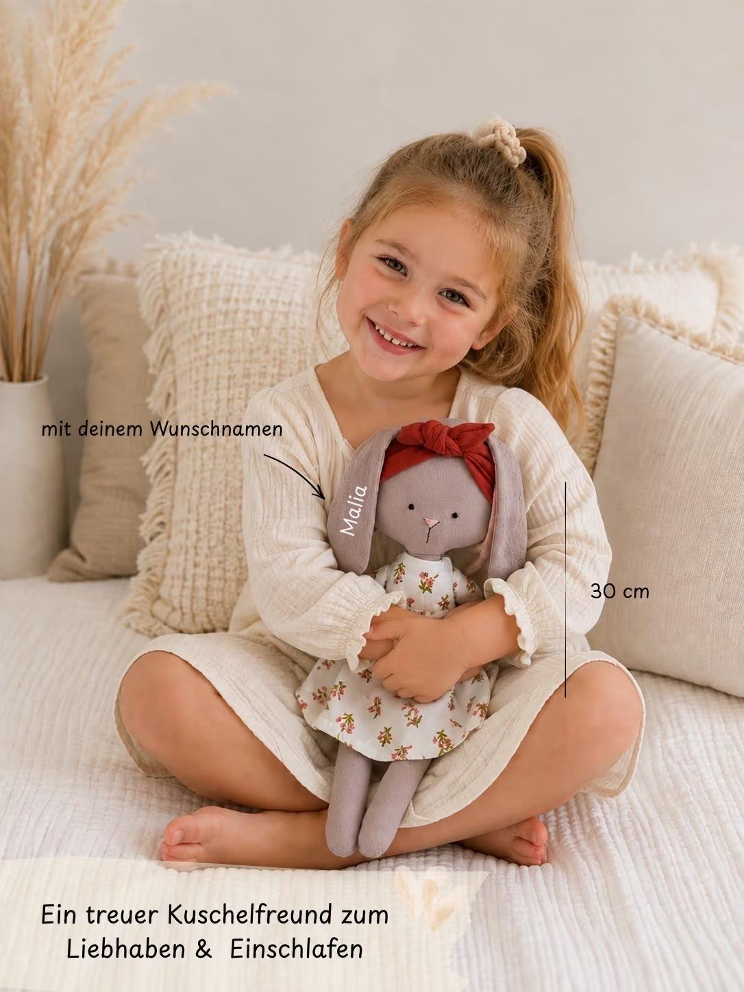 Hase-Katze Kuscheltier