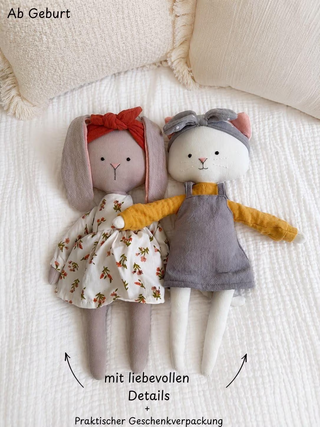 Hase-Katze Kuscheltier