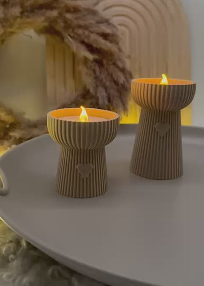 LED-Teelichthalter Set